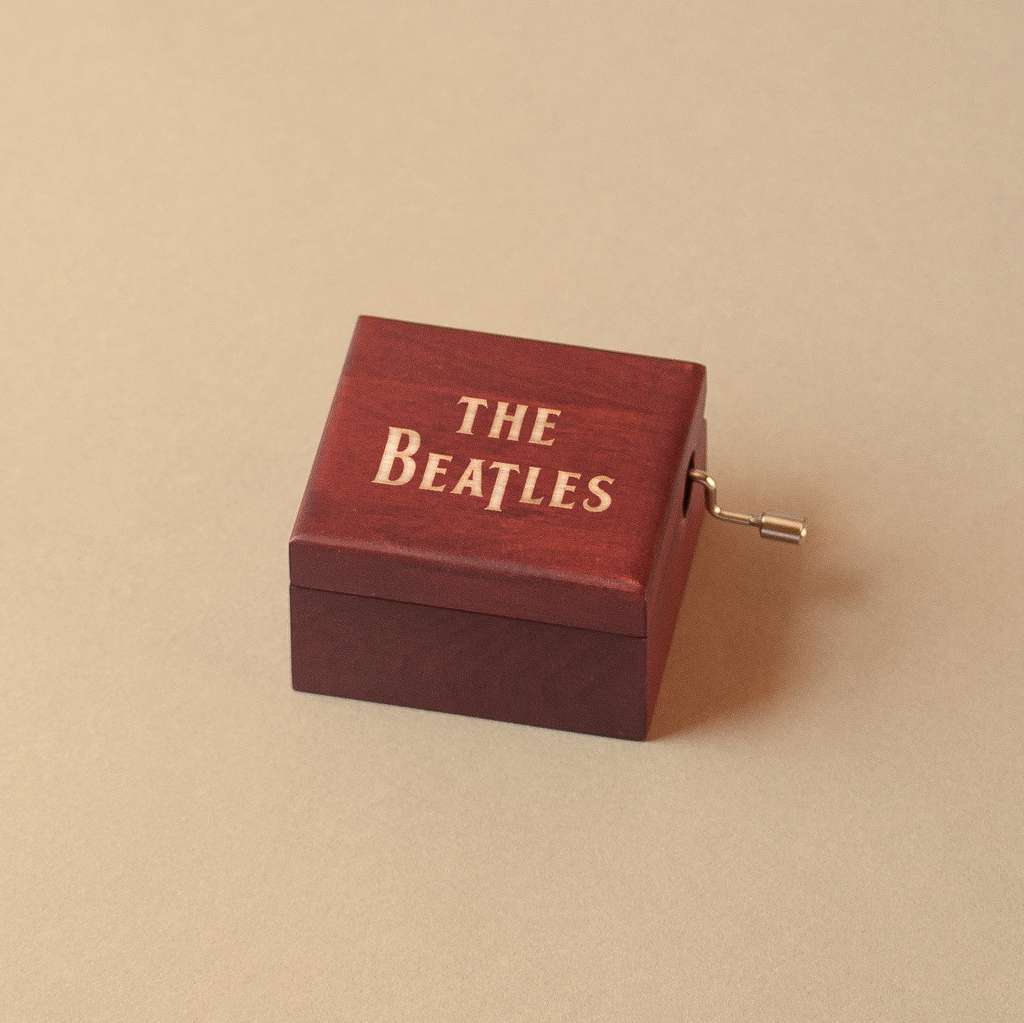 Caja musical grabada con The Beatles