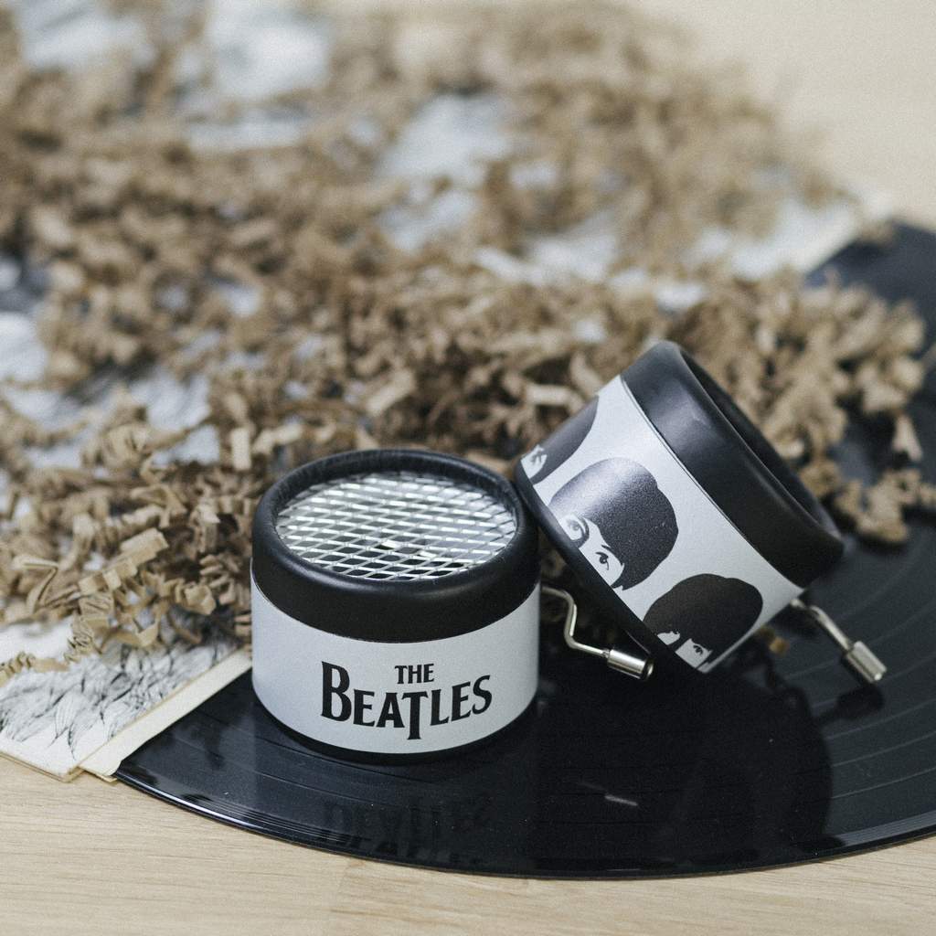 Caja musical Caras Beatles Gris