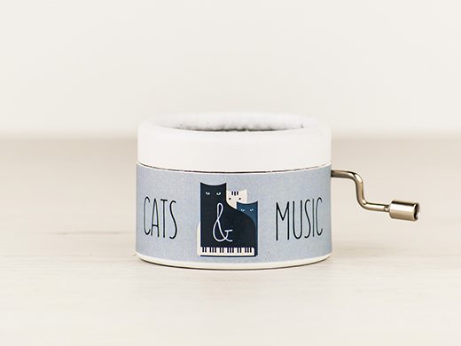 Caja musical gatos y música