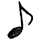 Icono de nota musical para cajitas